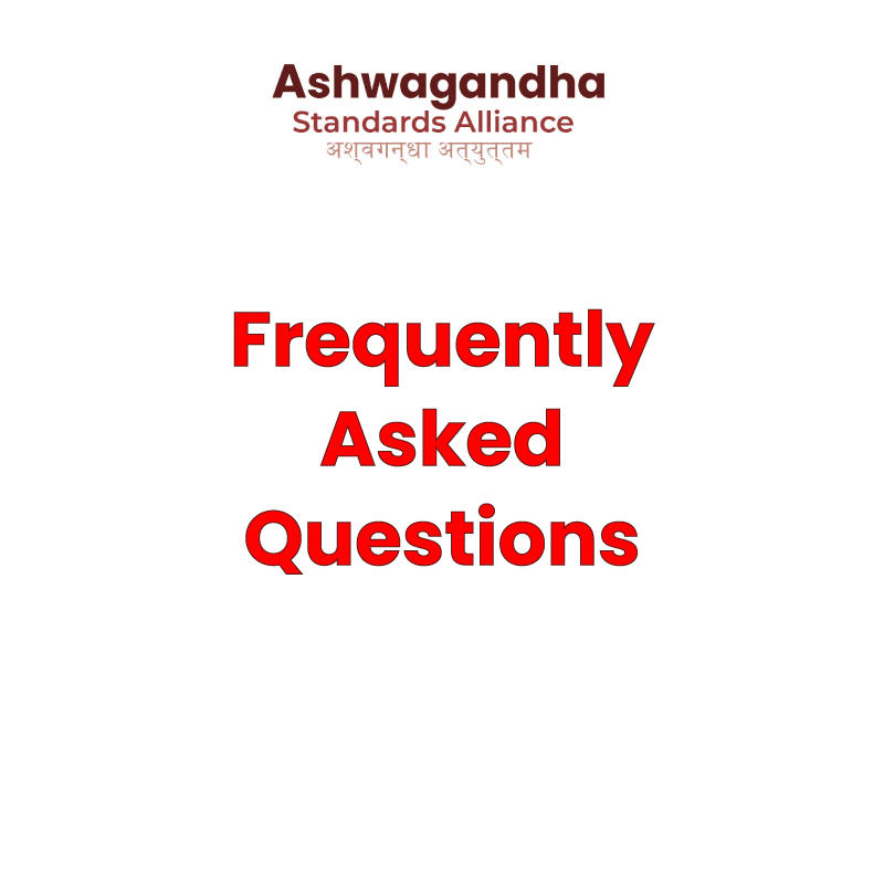 Ashwagandha standards FAQ graphic